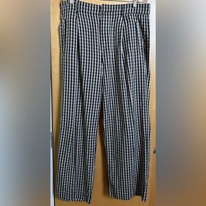 Everlane Draper Pant in black check